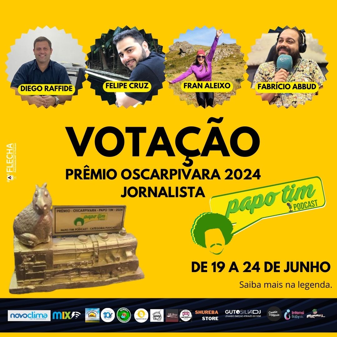 Participe da Votação do Prêmio OscarPivara 2024 na Categoria Jornalista!