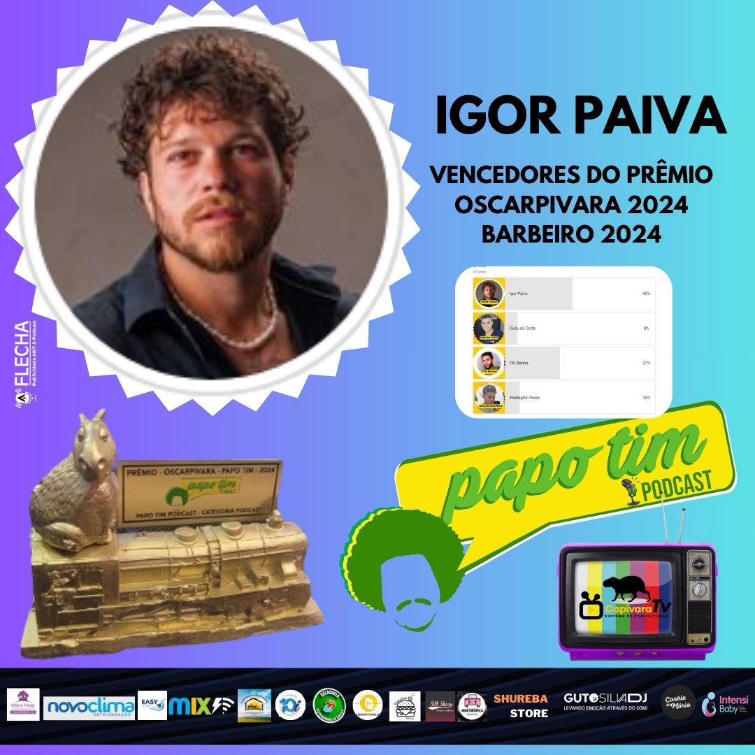 ​Igor Paiva Vence o Oscar Pivara 2024 na Categoria Barbeiro com 45% dos Votos! 🎉✂️