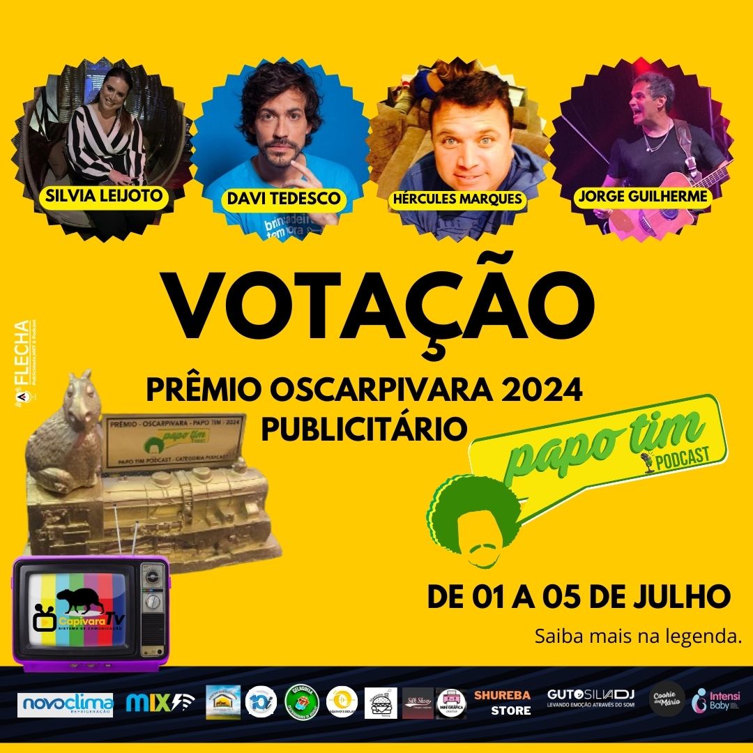 Participe da Votação do Prêmio OscarPivara 2024 na Categoria Publicitário!