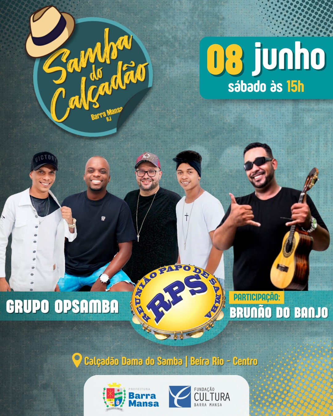 ​Vem Aí: Samba do Calçadão no Centro de Barra Mansa!