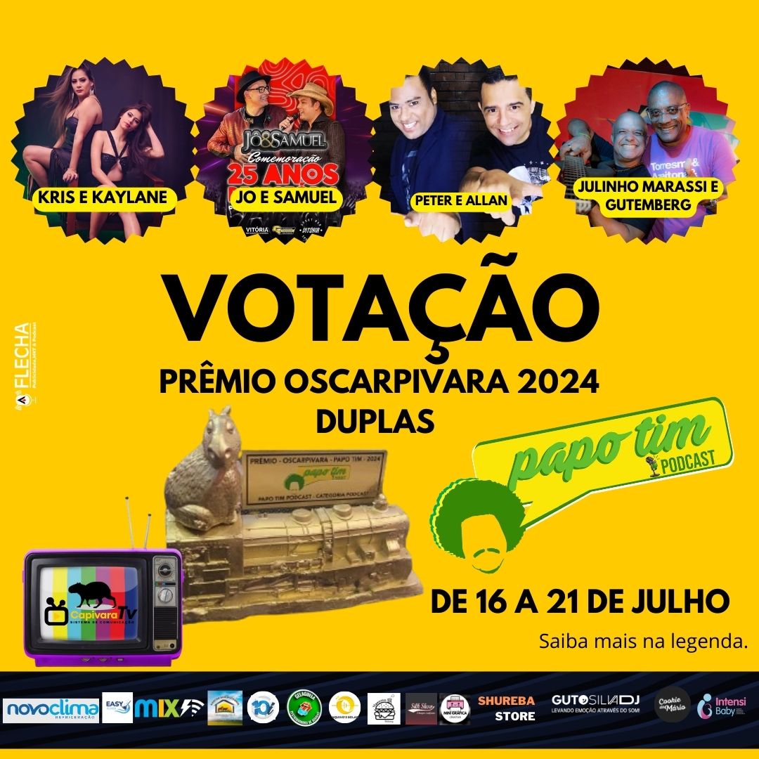 ​### 🎬 Votação Aberta para o OscarPivara 2024 - Categoria Duplas 🏆